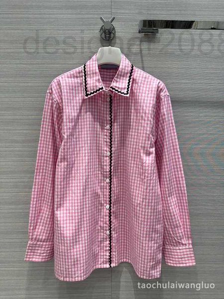 women's blouses & shirts designer casual versatile loose plaid medium long shirt c44r, White
women's blouses & shirts designer casual versatile loose plaid medium long shirt c44r, White
