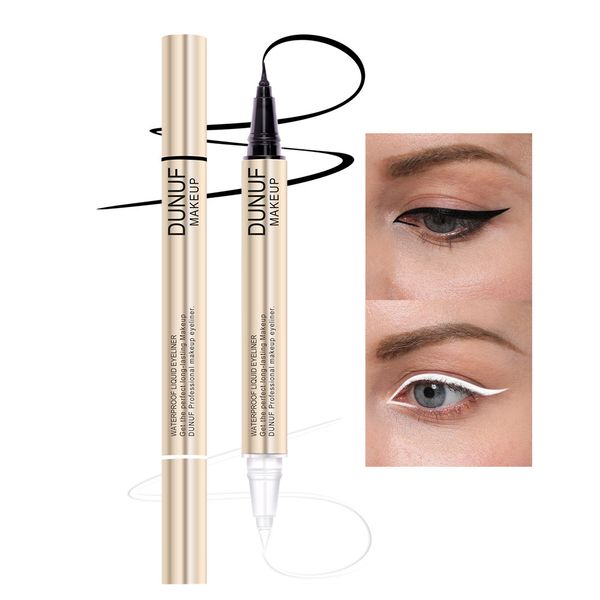 black/white doulbe head liquid eyeliner waterproof long lasting eye liner pencil quick drying not bloom natural eyeliner liquid pen cosmetic
black/white doulbe head liquid eyeliner waterproof long lasting eye liner pencil quick drying not bloom natural eyeliner liquid pen cosmetic