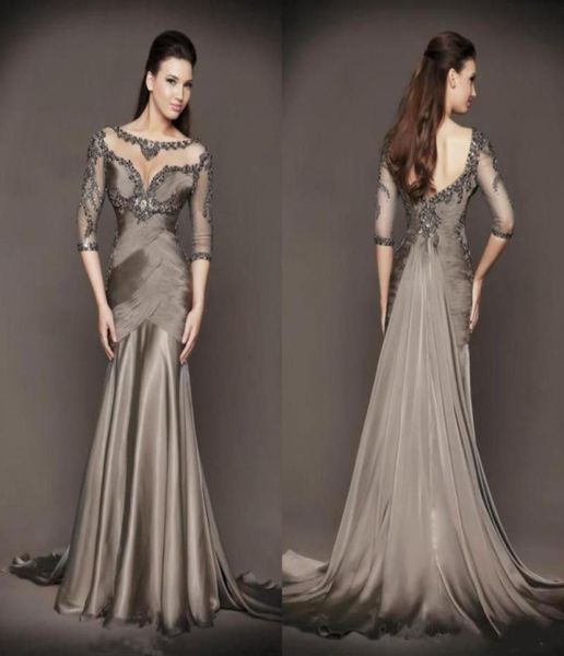 designer grey mermaid mother of the bride dresses 34 long sleeve lace appliqued beads pleats wedding guest dresses7665801, Black;red
designer grey mermaid mother of the bride dresses 34 long sleeve lace appliqued beads pleats wedding guest dresses7665801, Black;red