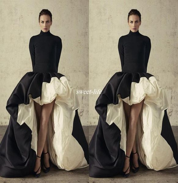 african highlow long sleeves evening dress high neck black and ivory prom dresses ruffles taffeta formal party gowns ball gown2172840, Black;red
african highlow long sleeves evening dress high neck black and ivory prom dresses ruffles taffeta formal party gowns ball gown2172840, Black;red