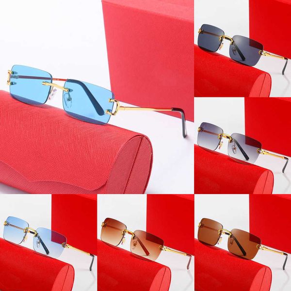 mens designer sunglasses leopard head composite metal rimless optical frame classic rectangle square luxury gold sunshade sunglass carti fra, White;black
mens designer sunglasses leopard head composite metal rimless optical frame classic rectangle square luxury gold sunshade sunglass carti fra, White;black