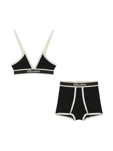 dress 2022 autumn new two piece bra set women female ribbed girls fashion basic stretchy contrast color tight fitting set, White
dress 2022 autumn new two piece bra set women female ribbed girls fashion basic stretchy contrast color tight fitting set, White