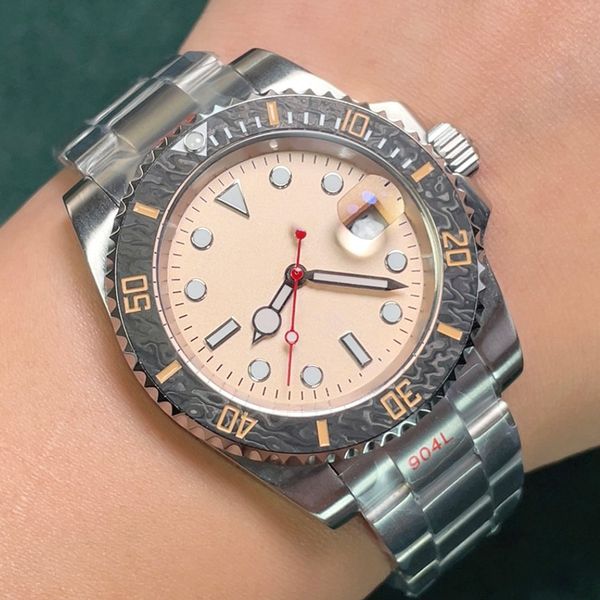 mans watch 40mm automatic mechanical watches warterproof watch stainless steel business waterproof montre de luxe slivers, Slivery;brown
mans watch 40mm automatic mechanical watches warterproof watch stainless steel business waterproof montre de luxe slivers, Slivery;brown
