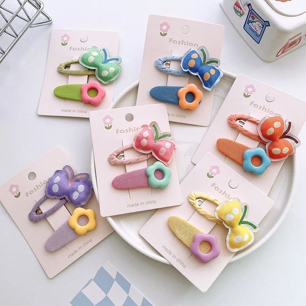 2 pcs fashion children colorful flower hairpins hair accessories sweet girl princess cute dots fabric butterfly bb clip headwear, Slivery;white
2 pcs fashion children colorful flower hairpins hair accessories sweet girl princess cute dots fabric butterfly bb clip headwear, Slivery;white