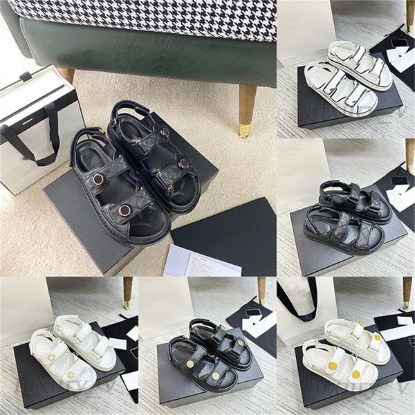 brand designer women sandals crystal calf leather casual shoes dad sandals fashion quilted platform slides summer beach flip flops, Black
brand designer women sandals crystal calf leather casual shoes dad sandals fashion quilted platform slides summer beach flip flops, Black