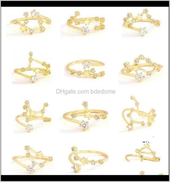 band rings jewelry drop delivery 2021 12 constellations fashion open lucky friend gift gold color diamond zodiac ring 2foyr8498620, Silver
band rings jewelry drop delivery 2021 12 constellations fashion open lucky friend gift gold color diamond zodiac ring 2foyr8498620, Silver