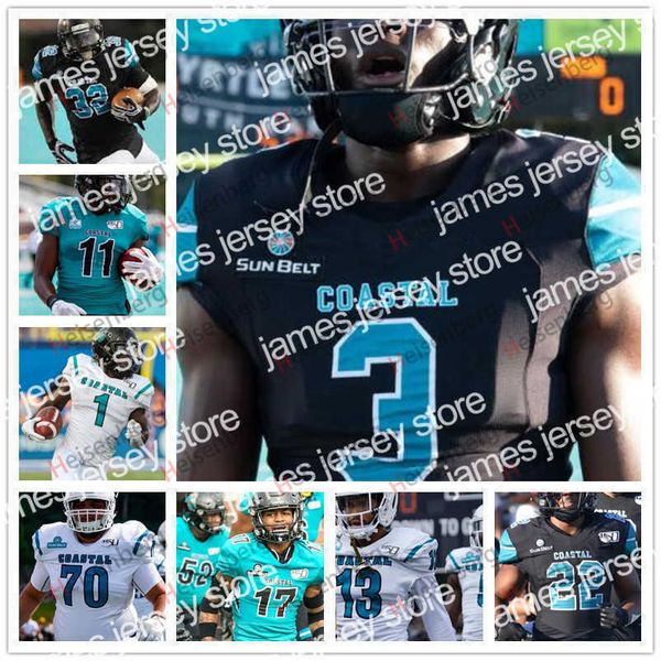 new american wear college coastal carolina jai williams football stitched jerseys jacqez hai, Black
new american wear college coastal carolina jai williams football stitched jerseys jacqez hai, Black