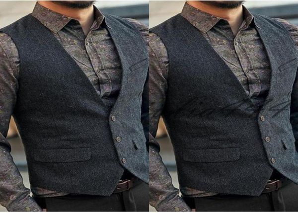 2019 dark grey wool herringbone tweed vests custom made mens suit vest slim groom vests vintage wedding vest plus size british wai8724113, Black
2019 dark grey wool herringbone tweed vests custom made mens suit vest slim groom vests vintage wedding vest plus size british wai8724113, Black