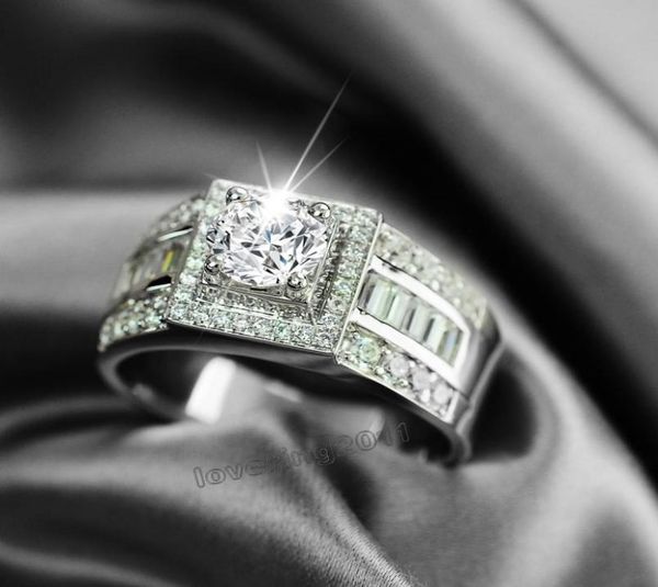size 813 luxury jewelry 10kt white gold filled white z gem men wedding simulated diamond wedding engagement ring set gift1014411, Silver
size 813 luxury jewelry 10kt white gold filled white z gem men wedding simulated diamond wedding engagement ring set gift1014411, Silver