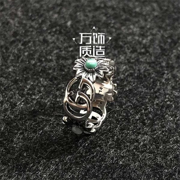 60% off designer jewelry bracelet necklace flower ring sterling 925 turquoise daisy pattern ins women's ring, Silver
60% off designer jewelry bracelet necklace flower ring sterling 925 turquoise daisy pattern ins women's ring, Silver