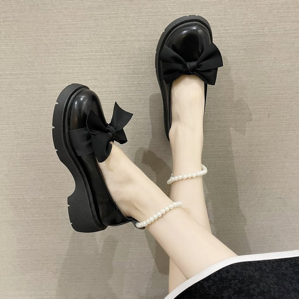 2022 womens low-shoes new summer fashion lolita shoes bow flat shoes mary jane small leather shoes female pearl thick heels, Black;white
2022 womens low-shoes new summer fashion lolita shoes bow flat shoes mary jane small leather shoes female pearl thick heels, Black;white