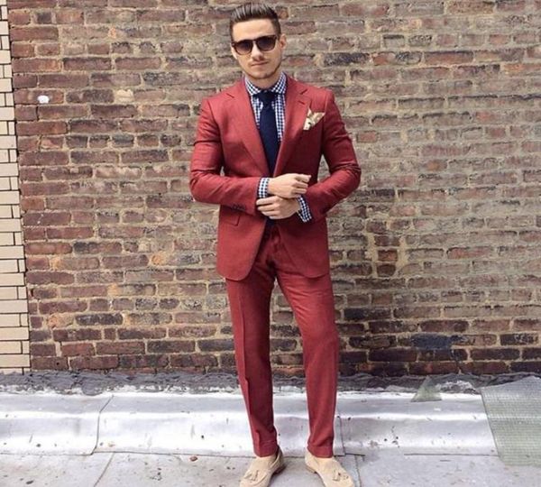 slim fit rust red men prom party suit two pieces wedding tuxedos custom made groom formal suits jacketpants3069704, Black;gray
slim fit rust red men prom party suit two pieces wedding tuxedos custom made groom formal suits jacketpants3069704, Black;gray