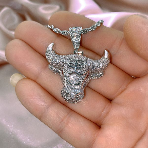 vintage iced out bull demon king pendant necklace hiphop jewelry for women men micro pave zircon rock pendant, Silver
vintage iced out bull demon king pendant necklace hiphop jewelry for women men micro pave zircon rock pendant, Silver