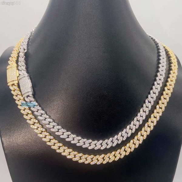gra certificates pass diamond tester moissanite jewelry 8mm iced out cuban chainchocker necklace, Silver
gra certificates pass diamond tester moissanite jewelry 8mm iced out cuban chainchocker necklace, Silver