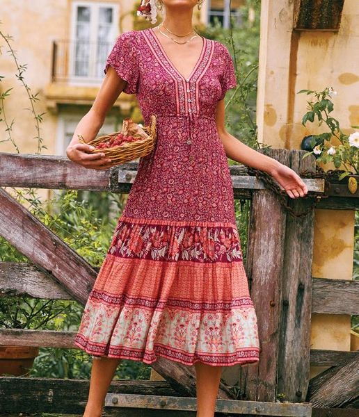 dresses happie queens vintage floral print sashes beach robe bohemian maxi dresses elegant ladies cross v neck boho dress vestidos, Black;gray
dresses happie queens vintage floral print sashes beach robe bohemian maxi dresses elegant ladies cross v neck boho dress vestidos, Black;gray
