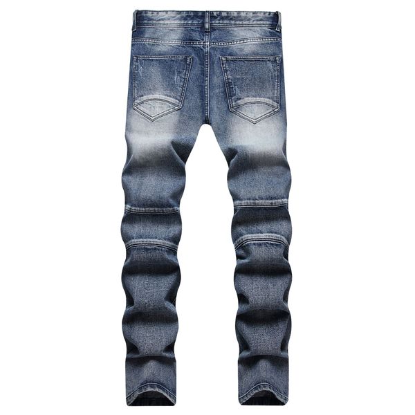mens cool rips stretch designer jeans distressed ripped biker slim fit washed motorcycle denim men s hip hop fashion man pants splice wrinkl, Blue
mens cool rips stretch designer jeans distressed ripped biker slim fit washed motorcycle denim men s hip hop fashion man pants splice wrinkl, Blue