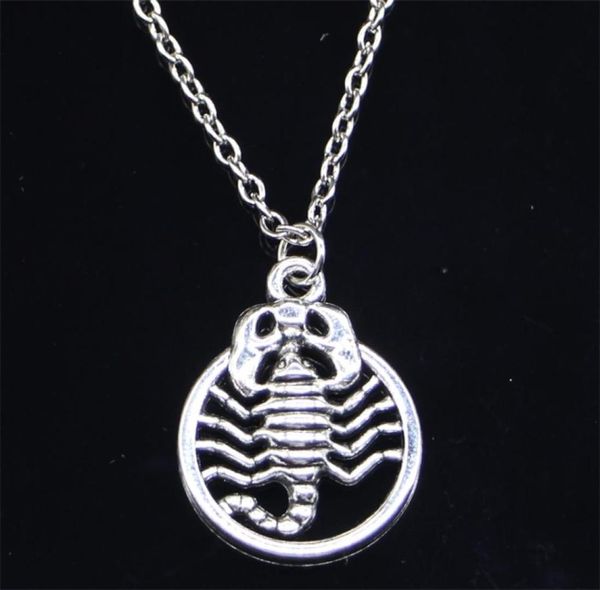 20pcs new fashion necklace 26x19mm scorpion scorpio zodiac pendants short long women men colar gift jewelry choker 2010137852819, Silver
20pcs new fashion necklace 26x19mm scorpion scorpio zodiac pendants short long women men colar gift jewelry choker 2010137852819, Silver