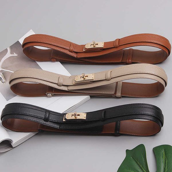 belts suspenders new style women's dress sweater waist lock buckle decoration wide lychee pattern cowhide belt simple and versatile, Black;brown
belts suspenders new style women's dress sweater waist lock buckle decoration wide lychee pattern cowhide belt simple and versatile, Black;brown