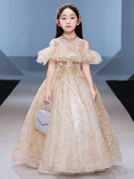 gold beaded ball gown girls pageant dresses spaghetti straps princess flower girl dress sequined satin appliqued first communion gowns cockt, White;blue
gold beaded ball gown girls pageant dresses spaghetti straps princess flower girl dress sequined satin appliqued first communion gowns cockt, White;blue