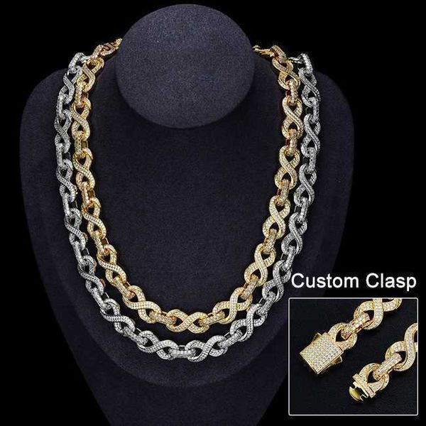 jn56 12mm solid silver gold aaa micro pave diamond infinity link flooded ice bling eight-shaped cuban chain necklace mens
jn56 12mm solid silver gold aaa micro pave diamond infinity link flooded ice bling eight-shaped cuban chain necklace mens