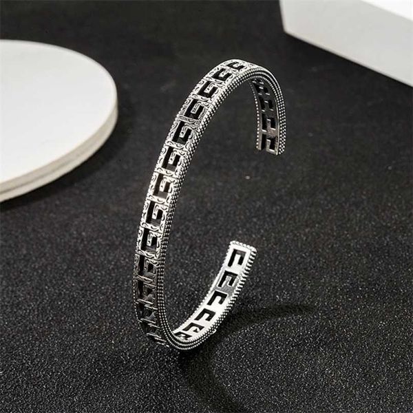60% off designer jewelry necklace ring sterling hollow out bracelet trend carved pattern narrow couple punk bracelet, Black
60% off designer jewelry necklace ring sterling hollow out bracelet trend carved pattern narrow couple punk bracelet, Black