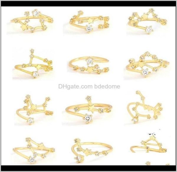 band rings jewelry drop delivery 2021 12 constellations fashion open lucky friend gift gold color diamond zodiac ring 2foyr7360552, Silver
band rings jewelry drop delivery 2021 12 constellations fashion open lucky friend gift gold color diamond zodiac ring 2foyr7360552, Silver