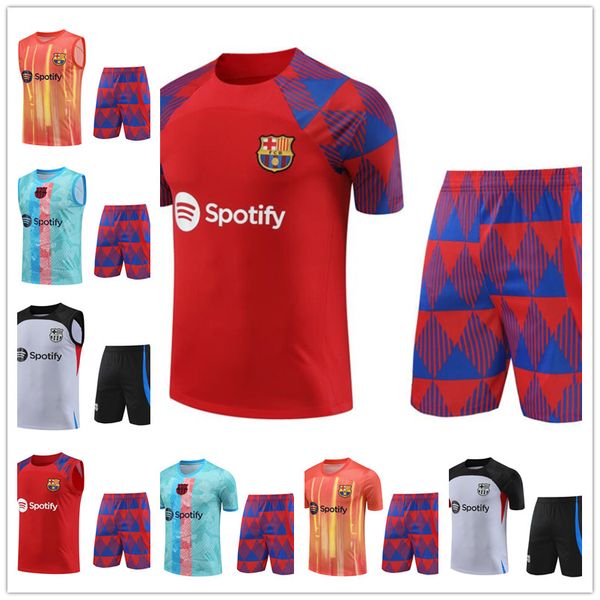 2024 men barcelona tracksuit soccer jersey barca set training suit 2023 24 short sleeve vest suit tracksuits, Black
2024 men barcelona tracksuit soccer jersey barca set training suit 2023 24 short sleeve vest suit tracksuits, Black