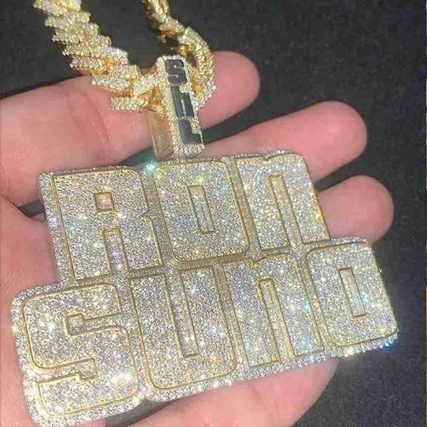 hip hop custom jewelry bling out vvs moissanite diamond gold plated double layer 925 silver letter name pendant
hip hop custom jewelry bling out vvs moissanite diamond gold plated double layer 925 silver letter name pendant