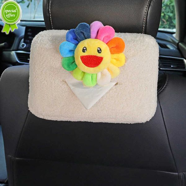 new cute cartoon plush sun flowers car tissue box headrest paper tower holder auto visor hanging organizer styling car accessories
new cute cartoon plush sun flowers car tissue box headrest paper tower holder auto visor hanging organizer styling car accessories