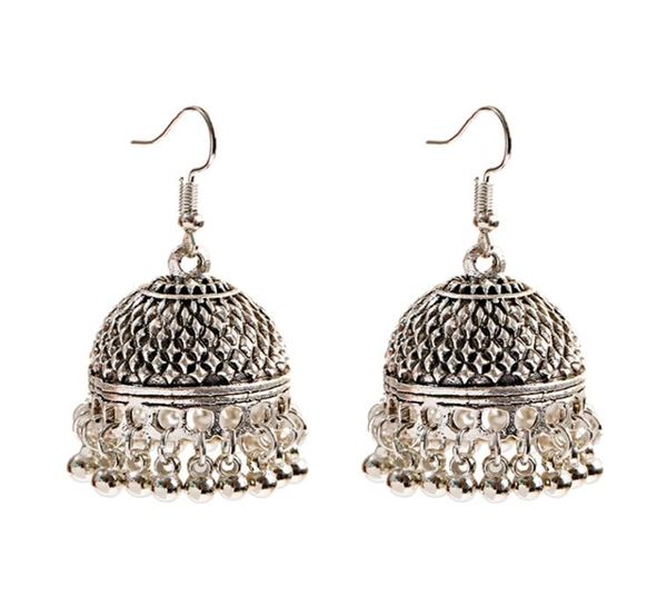boho small bell tassel drop earrings for women vintage ethnic carved exaggerated dangle earrings indian gypsy jewelry3615927, Silver 
boho small bell tassel drop earrings for women vintage ethnic carved exaggerated dangle earrings indian gypsy jewelry3615927, Silver