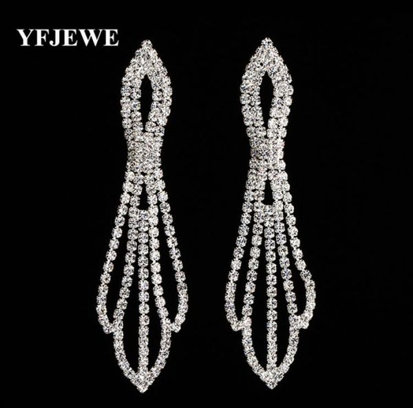 yfjewe new earrings long women pendant earrings long hanging earrings with stones crystal jewelry gifts pendientes mujer e3961621256, Silver
yfjewe new earrings long women pendant earrings long hanging earrings with stones crystal jewelry gifts pendientes mujer e3961621256, Silver