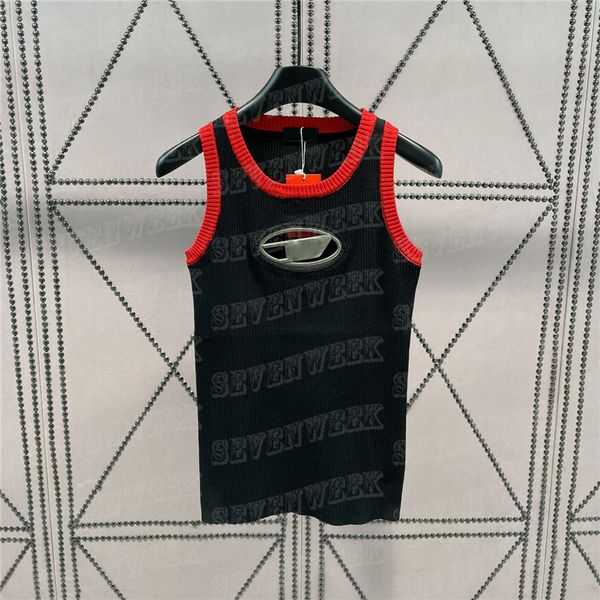 metal letter hollow knits vest women tank slim knitted vests sleeveless tanks tees, White
metal letter hollow knits vest women tank slim knitted vests sleeveless tanks tees, White