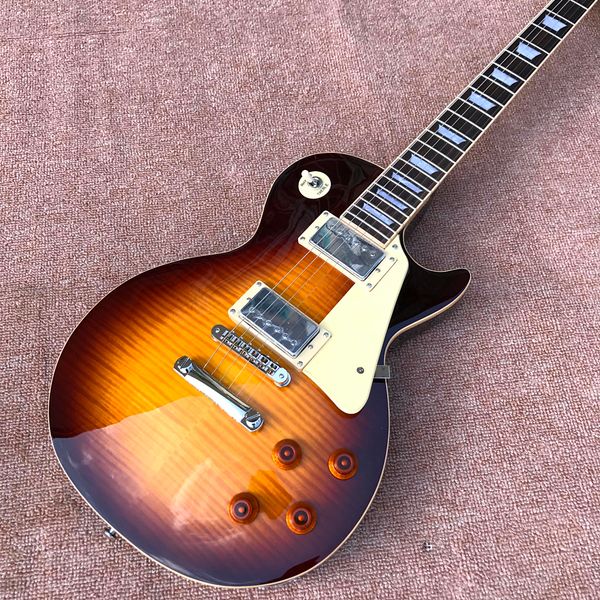 custom shop, flame maple black wrapped lp standard electric guitar, one piece neck, tune-o-matic bridge, mahogany binding, ing
custom shop, flame maple black wrapped lp standard electric guitar, one piece neck, tune-o-matic bridge, mahogany binding, ing