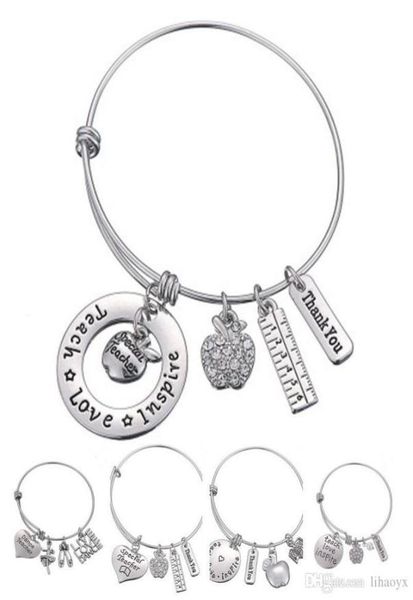 love inspire teach white crystal apple ruler bracelet stainless steel pendant bangle jewelry gift teacher friend dlh2048999009, Golden;silver
love inspire teach white crystal apple ruler bracelet stainless steel pendant bangle jewelry gift teacher friend dlh2048999009, Golden;silver