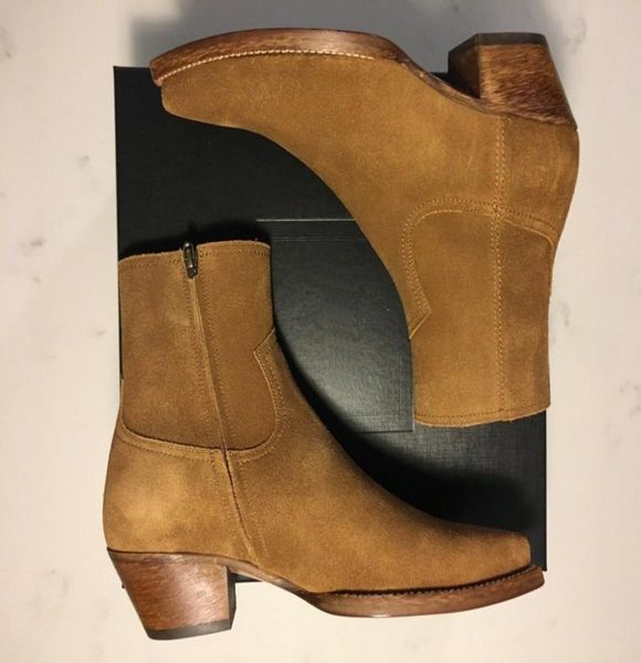 brown suede lukas boots rock roll western cowboy street style fashion shoes1164789, Black
brown suede lukas boots rock roll western cowboy street style fashion shoes1164789, Black