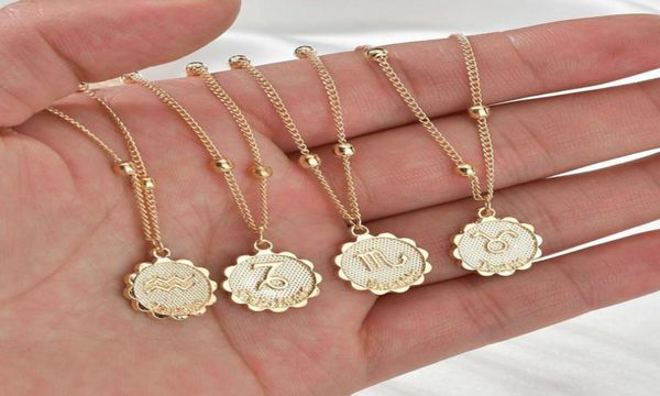 selling 12 constellation necklace classic 18k gold zodiac sign round pendant bead chain necklace jewelry7024798, Silver
selling 12 constellation necklace classic 18k gold zodiac sign round pendant bead chain necklace jewelry7024798, Silver