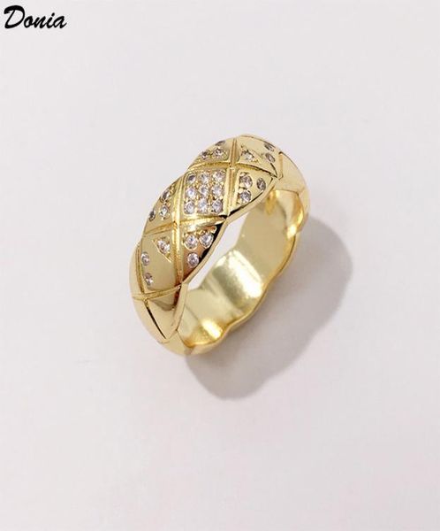 donia jewelry luxury ring fashion wide mesh copper micro inlaid zircon european and american creative designer gift3798685, Silver
donia jewelry luxury ring fashion wide mesh copper micro inlaid zircon european and american creative designer gift3798685, Silver