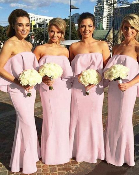 strapless bridesmaid dresses zipper back wedding guest dress back long floor length maid of honor party gowns8662702, White;pink
strapless bridesmaid dresses zipper back wedding guest dress back long floor length maid of honor party gowns8662702, White;pink