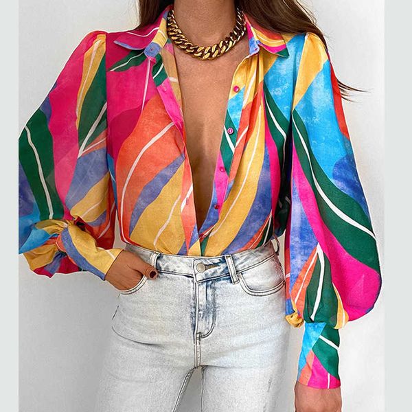 enyen women's clothing autumn new style temperament casual print long sleeve loose blouse for female mujeravna, White
enyen women's clothing autumn new style temperament casual print long sleeve loose blouse for female mujeravna, White