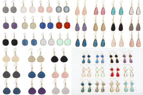 simple resin teardrop round druzy drusy oval charms earrings handmade gold earings for women party birthday gift1444433, Golden
simple resin teardrop round druzy drusy oval charms earrings handmade gold earings for women party birthday gift1444433, Golden