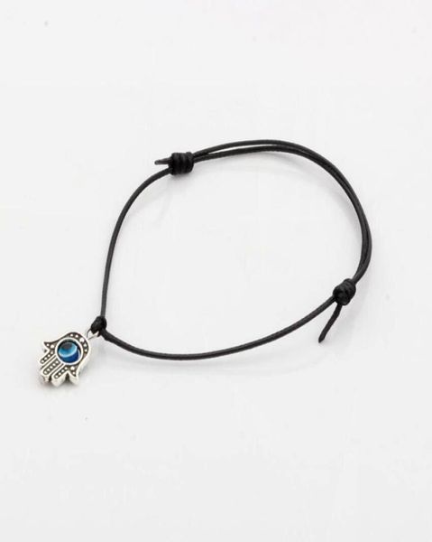 50pcs hamsa hand string evil eye lucky black color wax cord spiritual bracelets success protection7356200, Bronze;silver
50pcs hamsa hand string evil eye lucky black color wax cord spiritual bracelets success protection7356200, Bronze;silver