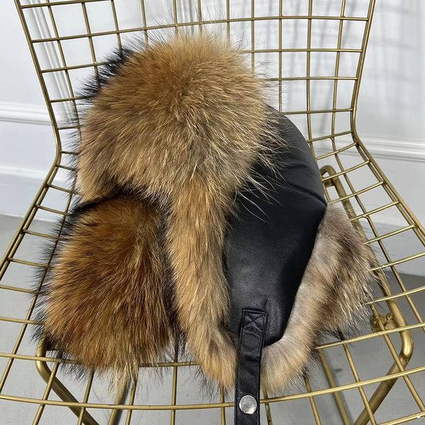 men's real natural brown raccoon fur hat russian ushanka warm aviator trapper hat hunter hat bomber hat ski earmuffs cap, Blue;gray
men's real natural brown raccoon fur hat russian ushanka warm aviator trapper hat hunter hat bomber hat ski earmuffs cap, Blue;gray