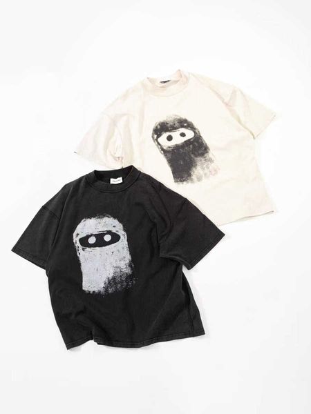 23fw high street masked crowd american pure cotton loose short sleeve t-shirt men and women couples fashion, White;black
23fw high street masked crowd american pure cotton loose short sleeve t-shirt men and women couples fashion, White;black
