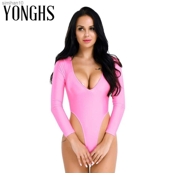 women lingerie thong bodysuit long sleeve deep-v costume neck high cut crotchless thong leotard bodysuit jumpsuit l230518, Red;black
women lingerie thong bodysuit long sleeve deep-v costume neck high cut crotchless thong leotard bodysuit jumpsuit l230518, Red;black