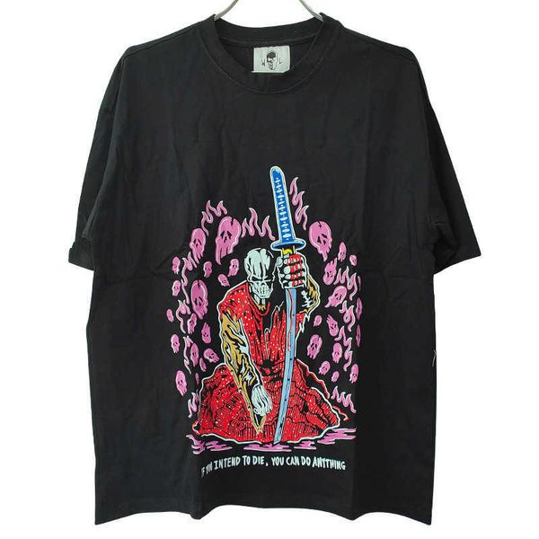 lotas large trendy short sleeve skull warrior ninja print loose t-shirt, White;black
lotas large trendy short sleeve skull warrior ninja print loose t-shirt, White;black