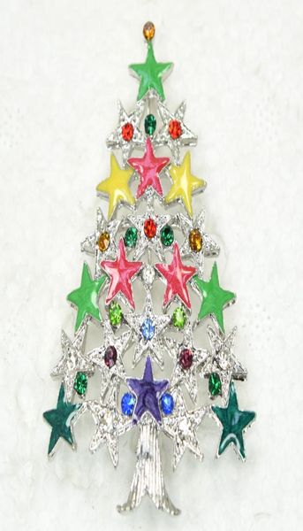 12pcslot whole colorful crystal rhinestone enameling christmas tree pin brooch christmas gift brooches c5503080283, Gray
12pcslot whole colorful crystal rhinestone enameling christmas tree pin brooch christmas gift brooches c5503080283, Gray