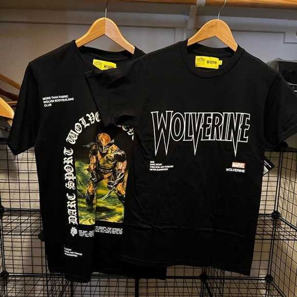 black and white clothes darc t-shirt wolf headed american men's and women's sports loose and breathable oversized shirt, White;black
black and white clothes darc t-shirt wolf headed american men's and women's sports loose and breathable oversized shirt, White;black
