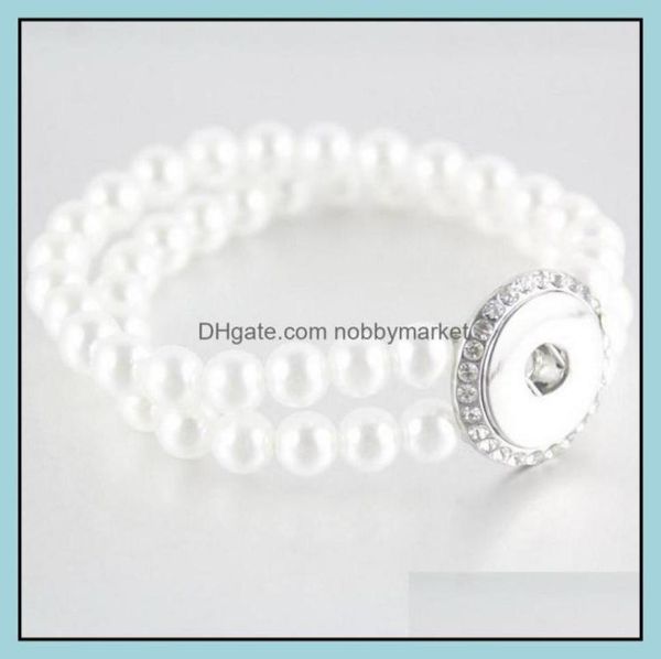 charm bracelets jewelry 18mm noosa pearl bead bracelet double layer snap buttons bangle for women lady girls gifts whole chris7771743, Golden;silver
charm bracelets jewelry 18mm noosa pearl bead bracelet double layer snap buttons bangle for women lady girls gifts whole chris7771743, Golden;silver