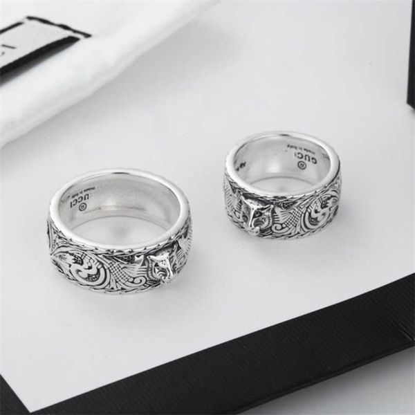 80% off designer jewelry bracelet necklace head 925 tide relief pattern men women lovers same pair ring, Silver
80% off designer jewelry bracelet necklace head 925 tide relief pattern men women lovers same pair ring, Silver