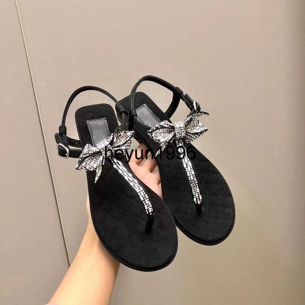 high version small fragrant bow tie low heel rhinestone clip toe flat bottom straight button sandals (female), Black
high version small fragrant bow tie low heel rhinestone clip toe flat bottom straight button sandals (female), Black